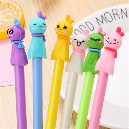 Bolígrafos de gel con figuritas, pack de 6 colores miniatura 5
