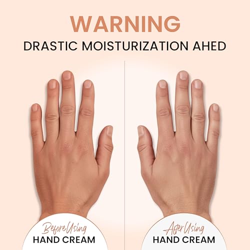 Image of Mintree Hand Cream for Men and Women, Lightweight & Hydrating with Shea Butter, Avocado Butter, Ceramides & Squalane, Beige | 48 HR Hydration & Woody Scent | Suitable for All Skin Types, 30 g