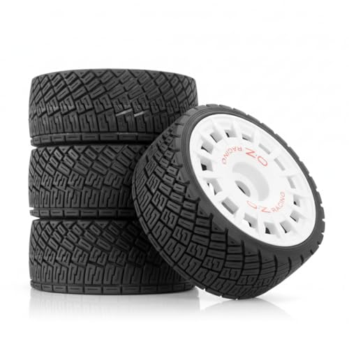 1/8 RC On-Road Tires & Plastic Street Wheels 17mm Hex,