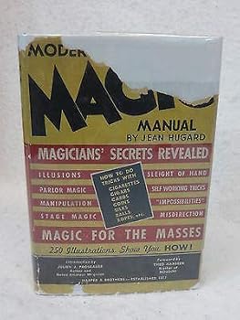 Hardcover Jean Hugard MODERN MAGIC MANUAL Harper & Brothers c. 1939 HC/DJ Book