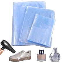 400 PCS Shrink Wrap Bags 3 Sizes Sneakers PVC Heat Shrinkable Plastic Wrap Large Shoe Covers Heat Sublimation Film Men Women Large Shoe Covers Shoes Protection Avoid Sole Yellowing and Keep Dust Away
