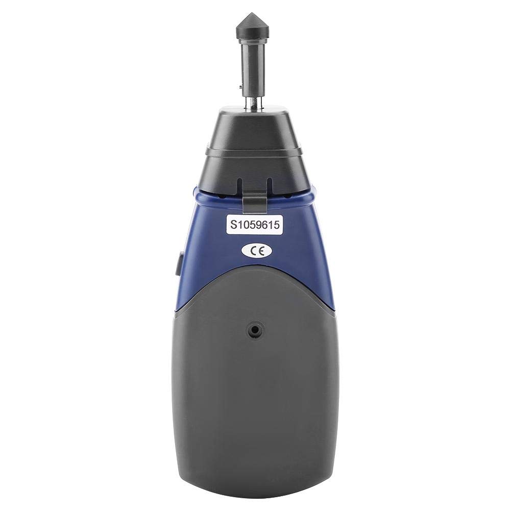Tacómetro digital, robusto y duradero SM6236E Tacómetro láser/de contacto 5 dígitos Probador de medidor de rotación de tacómetro LCD digital de 18 mm