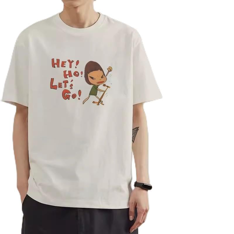 Amazon | 奈良美智 Tシャツ 半袖 夏服 上着 T-Shirt ティーシャツ