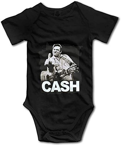 Image of Dear Cash Bodysuit Girl boy Infant Toddler Baby Clothes Creeper Black