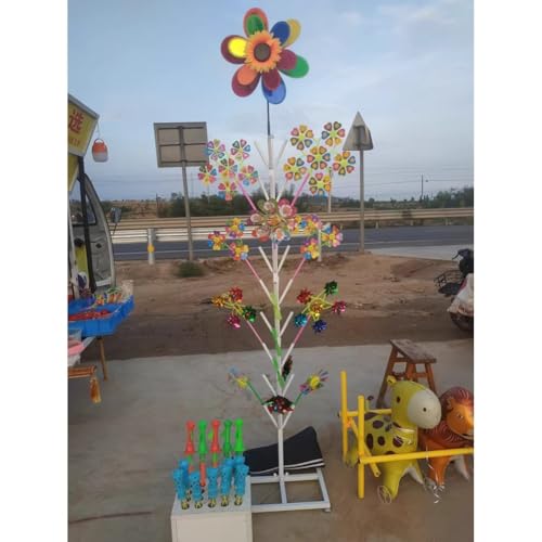 Espositore in metallo, robusto scaffale con base ponderata per fiere artigianali, cabine dei venditori, feste ed eventi, facile da montare, piedini regolabili, nero