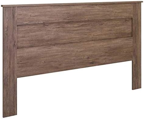 Prepac King Flat Panel Headboard, Drifted Gray