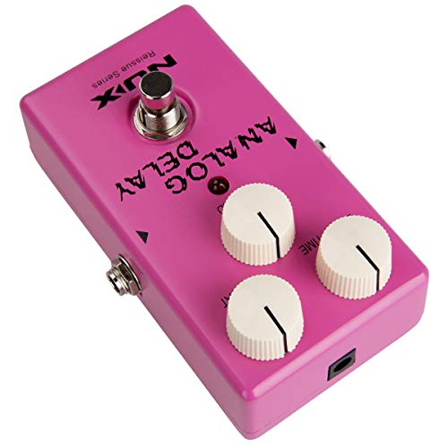 NUX Analog Delay Guitar Effect Pedal 100 analogue circuit,warm sounding analog delay effect