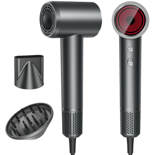 Hair Dryer, Professional Ionic Hair Dryer for Fast Drying, High Speed Hair Blow Dryer with Diffuser for Home Salon Travel, Constant Temperature Hair C