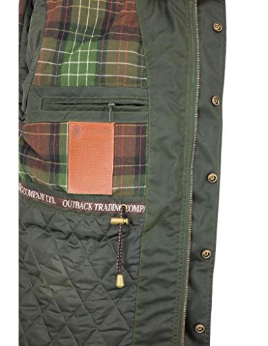 Outback Trading Company Mens Waterproof Oilskin Outerwear Casual Western Jacket With Multiple Pockets3