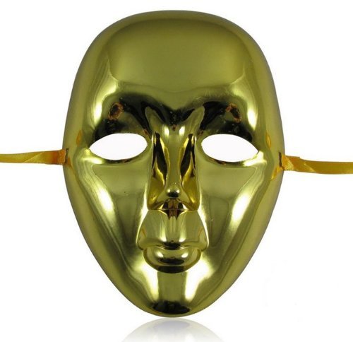 Gold Drama Mask