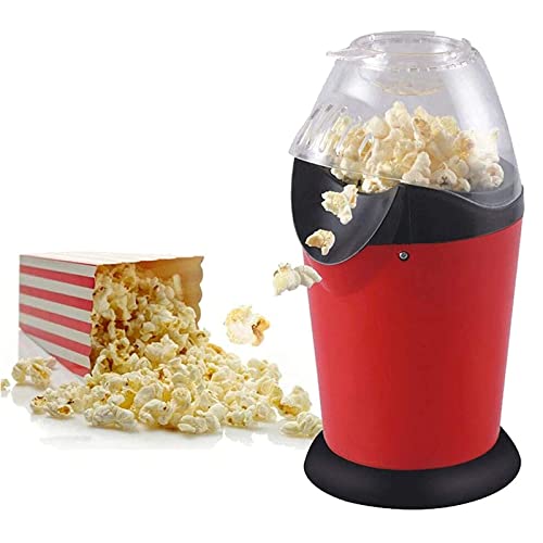 Fansur Pequeña Máquina De Palomitas De Maíz, Fabricante De Palomitas De Maíz Eléctrico De 1200 W, Fabricante De Palomitas De Maíz para El Hogar De Aire Caliente, Eficiente, Saludable Y Sin Aceite