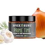 Spice Guru Prime Time BBQ Rub - Gifts for Men Who Cook, Gifts for Dad, Men Gifts, Dad Birthday Gift - Spices and Seasonings Sets - Steak Seasoning - Seasoning for Cooking and Grilling
