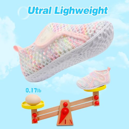 Image of JIASUQI Baby Boys Girls Barefoot Swim Pool Water Shoes Beach Walking Sandals Athletic Sneakers