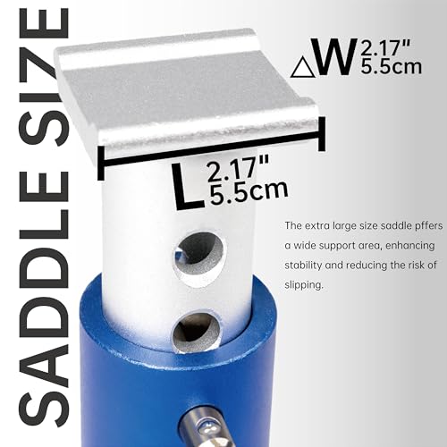 Maxority 3-Ton High-Strength Aluminum Lightweight Jack Stands for Cars, SUVs, and Light Duty Trucks, Automotive Repairs with Locking Support Pins, Large Saddle, 1 Pair - Thumbnail 5