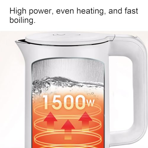 Hervidor Eléctrico de Acero Inoxidable 1800ml Amarillo miniatura 3