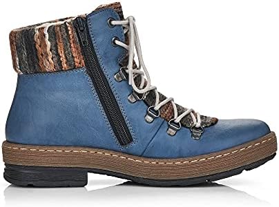 Rieker Women's Z6743 Felicitas Zipper+Lace Cozy Ankle Bootie | Image 1