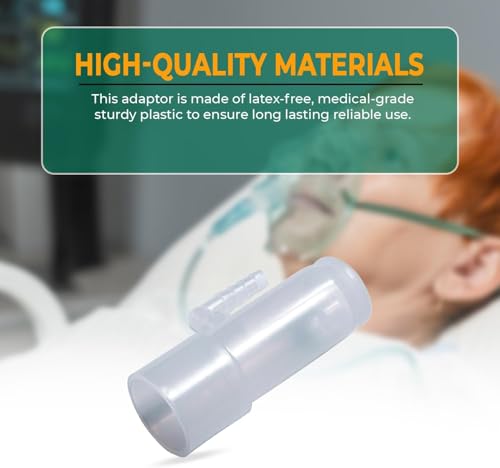 Image of Bistras Oxygen Enrichment Adapter, Oxygen Connector. CPAP Tube Adapter- 2pk