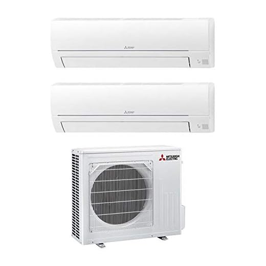 Climatizador Dual Split 12000 + 12000 BTU, Inverter, Clase A++/A+ Serie MSZ-HR