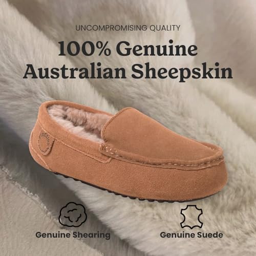 Image of Fireside By Dearfoams Women's Mel Shearling Moccasin