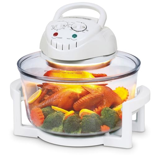 4. Cottura sana: utilizzando la tecnologia ad aria calda, questo forno alogeno cuoce il cibo in modo uniforme e veloce con meno olio, garantendo risultati deliziosi senza la necessità di monitorare costantemente il processo di cottura.