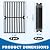 SafBbcue Grill Replacement Parts for Nexgrill 6 Burner 720-0896B 720-0896 720-0898, Cooking Grates and Heat Plates for Nexgrill Deluxe 6 Burner Gas Grill 720-0896E 730-0896 720-0896B Replacement Parts