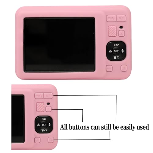 Funda de Silicona Rosa para Cámara Kodak FZ55 miniatura 2
