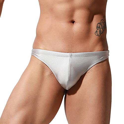 Men's Slim fit Swim Bikini Swimwear Sunbathing Breathable Expose G-Strings Swimsuit