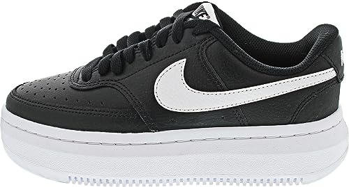 Nike Court Vision ALTA LTR Womens Trainers DM0113 Sneakers Shoes (UK 6.5 US 9 EU 40.5, Black White 002)