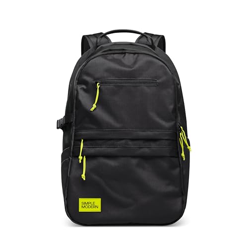 Image of Simple Modern Kids Backpack for School | 20L Laptop Backpack | Black | Ellis Bookbag for Girls, Boys | Cute Backpack for Middle School, High School, Teens | Midnight Black