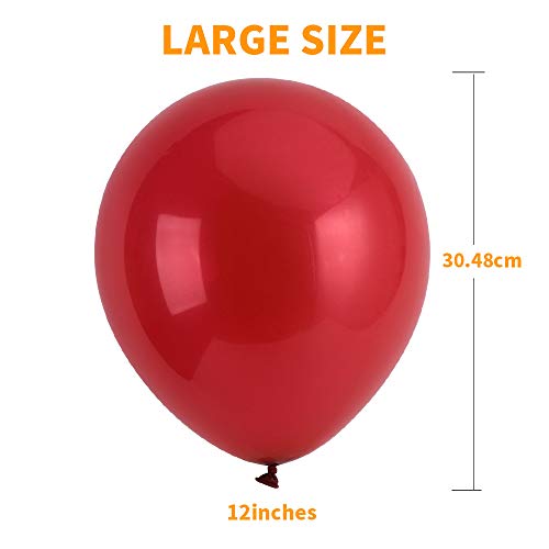 image for Yeunmu 120 Colorful Latex Balloons, in 12 Assorted Colors, 12-inch Thi