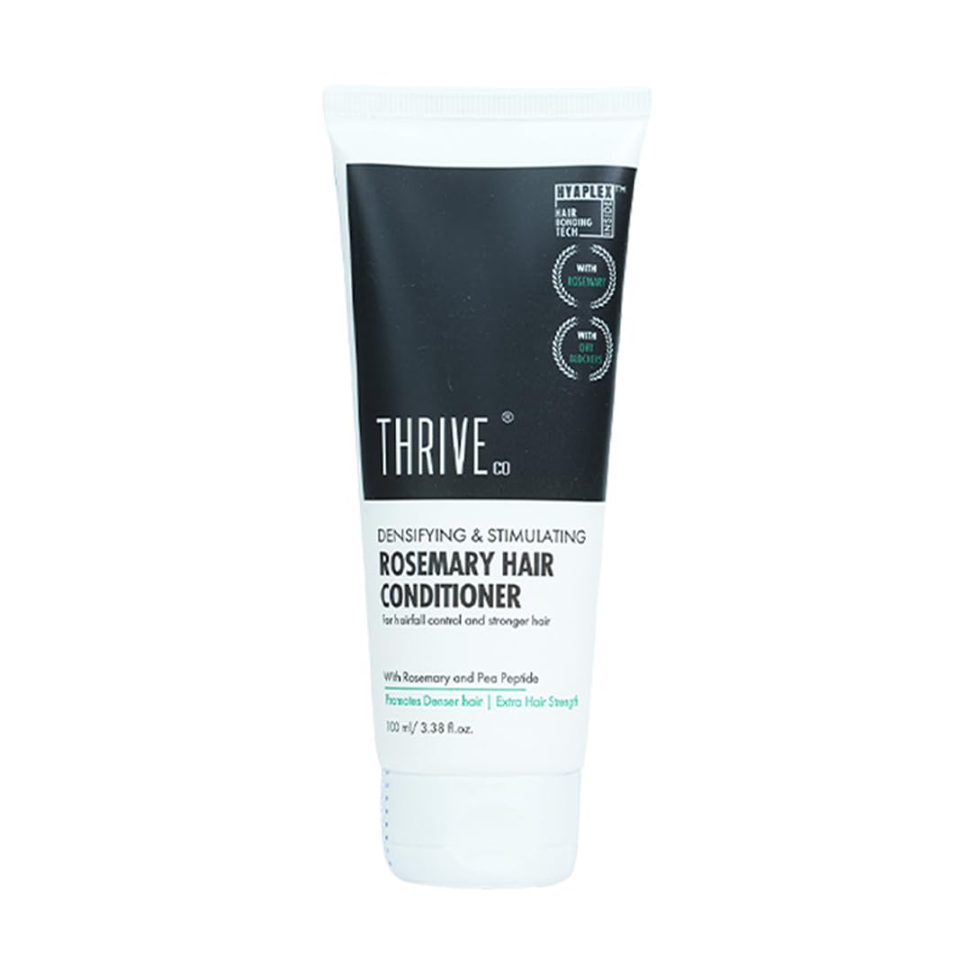 ThriveCo Rosemary Hair Conditioner For Voluminous Hair | Densifying & Stimulating Hair Growth | Promotes Hair Strength With Hyaplex™, Pea Peptide & Caffeine for Men & Women | 100ml-image-6