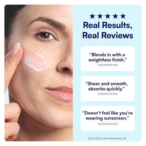 Image of Bliss Block Star Clarifying Mineral Sunscreen SPF 30 - 1.4 Oz - Skin-Loving