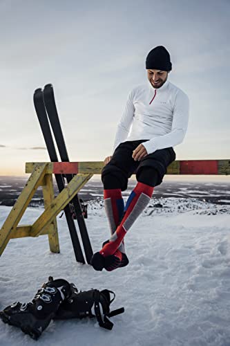 Image of FALKE Men's SK4 Advanced Ski Socks, Light Cushion, Quick Dry Merino Wool, 1 Pair