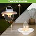 2 PCs Bettwanzen Falle mit 10 Klebescheiben,Zwei Stromversorgung Methoden Flohfalle für Wohnung Testsieger,Geruchlos Ungiftig, Flohfallen für Wohnzimmer,Küche,Schlafzimmer