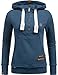 Produktbild Navahoo Damen Kapuzenpullover Hoodie Theaa Blau Gr. S