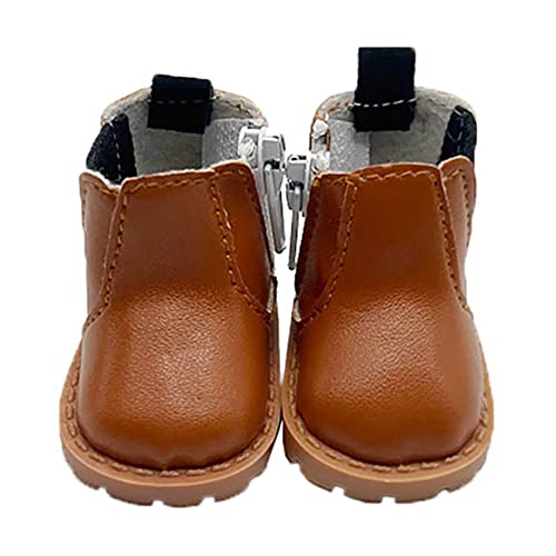 Chaussures en cuir poupée 1/6 BJD niannyyhouse peluche 20cm 8in