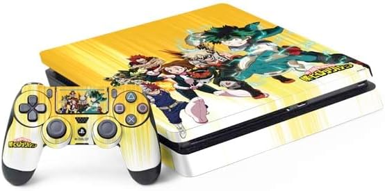 Skinit Decal Gaming Skin Compatible with PS4 Slim Bundle - Officially Licensed My Hero Academia Shoto Todoroki Season 4 Design