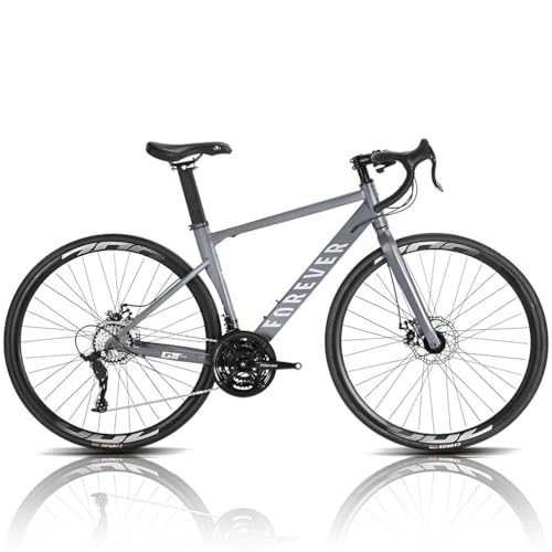 CUIOT 自転車 ロードバイク 700C 700×28c 24/27段変速MTB 適応身長150cm以上 前後ディスクブレーキ ドロップハンドル 泥除け完備グラベルロードバイク 男女兼用 通勤 通学 旅行 街乗り サイクリング 中学生 高校生 学生 大人