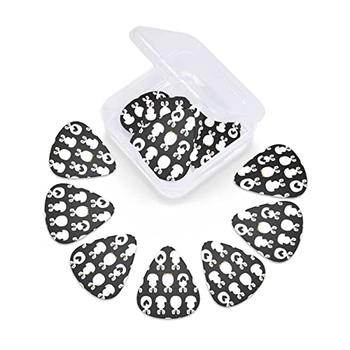 Lot de 12 médiators de guitare avec motif mignon et pingouins et cœurs pour guitare acoustique électrique - Les Beatles, Paul McCartney, John Lennon, RIngo Starr, George Harrison Lot de 12 médiators de guitare avec motif mignon et pingouins et cœurs pour guitare acoustique électrique – Image 7