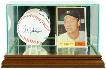 Perfect Cases CRDSB-W Card and Baseball Display Case, Walnut