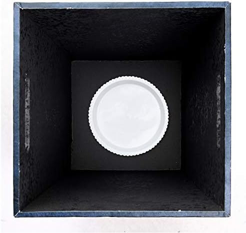 Rebecca Mobili Umbrella Stand Dark Gray Mdf Canvas Home Sweet Apartment Vintage Retro Drip Tray - 40 x 24 x 24 cm (H x W x D) - Art. RE6148