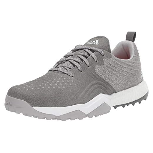 adidas Men's Adipower 4ORGED S Golf Shoe, Grey Two/Grey Four/raw Amber, 12 M US