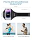 Razobws Sportarmband Handyhalterung Joggen, Handytasche Joggen mit Kopfhörertasche, Handy Armband Joggen Zubehör für iPhone 16/15/14/13Pro Max Galaxy S25/S24/S23 Ultra Bis zu 6,9 Zoll
