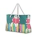 RELEESSS Große Reise Strand Tasche Bücherregal Lustige Katze mit Reißverschluss Wasserdichte Tote Tasche Schultertasche für Frauen Damen Mädchen Herren Unisex