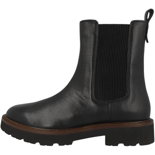 Geox Norize Booties EU 37 - Bottines noires en cuir pour femme
