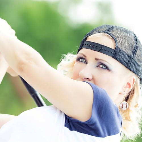 Baseball Earrings for Women, Ball Shape Dangle Earrings Sport Ball Dangle Earring Baseball Player Jewelry Baseball Mom Gifts Accessories Baseball Dangle Sports Earrings for Women4