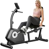 CURSOR FITNESS Exercise Bike, Stationary Bikes for Home with...