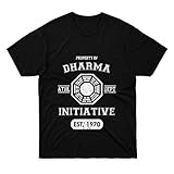 Mens Womens Tshirt Dharma Apparel Initiative Shirt Athletic Cotton Department Tee (Light Costume Ver.) for Mothers Day, Fathers Day Multi Color