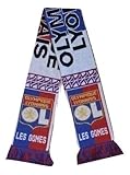 Lyon Scarf | Olympic Lyonnais Soccer Fan Scarf | Premium Acrylic Knit