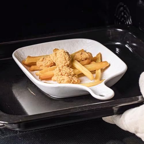 Plato para hornear lasaña en horno microondas doméstico 5
